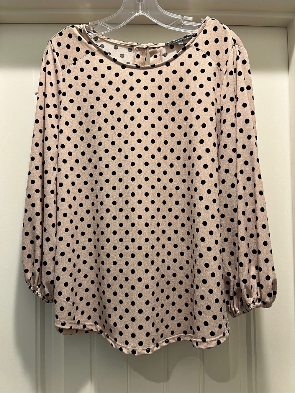 Polka Dot 3/4 Sleeve Blouse